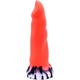 Kiotos Monstar - Dildo Beast No. 47 - Oranje/Zwart/Wit