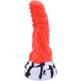 Kiotos Monstar Dildo Beast No. 51 - oranje/wit/zwart