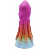 Kiotos Monstar - XXL Dildo Beast No. 54 - Roze/Oranje/Wit