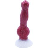 Kiotos Monstar Squirting Dildo Beast No. 64 - 21 x 4 cm - rood/wit