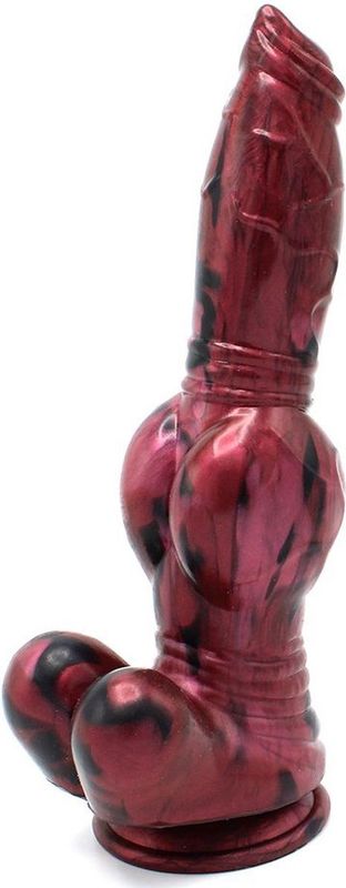 Kiotos Monstar - Dildo Beast 66 Freddy the Fox - Zwart/Rood