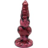 Kiotos Monstar - Dildo Beast 69 Robbie Rottweiler - Zwart/Rood