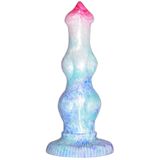 Kiotos Monstar Dildo Beast Nr. 76 Morghul - roze/wit/blauw/paars