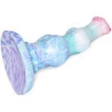 Kiotos Monstar Dildo Beast Nr. 76 Morghul - roze/wit/blauw/paars