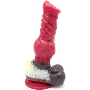 Kiotos Monstar - Amazing Dildo Beast 81 - Siliconen - Lengte 26 cm - Diameter 76 Mm