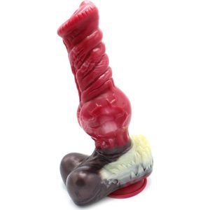 Kiotos Monstar - Amazing Dildo Beast 82 - Siliconen - Lengte 34 cm - Diameter 10 cm