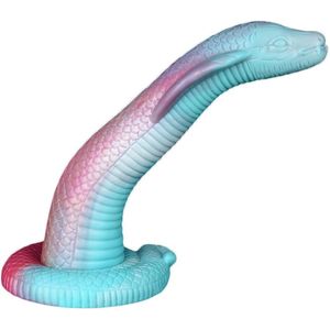 Kiotos Monstar - Dildo Beast 84 - Siliconen - Lengte 39 cm - Diameter 10 cm - Multicolour