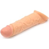 Kiotos - Penis Sleeve van 20 cm - Realistische Sensatie - TPE - Licht Beige