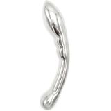 Kiotos Steel - Curve Steel Dildo Smooth - Gladde Dildo met Verdikkingen - RVS