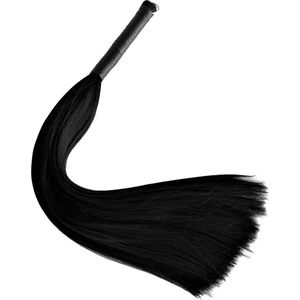 Kiotos - Zweep - Verleidelijke Haarzweep van 100% Polyester - Lengte 65 cm - Zwart