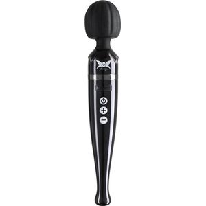 Pixey Deluxe Wand Massager - Black Chrome