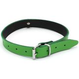 Leren Collar Mini O-Ring Groen