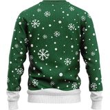 Rudolf het Rendier - Gebreide Trui - Groen - Katoen