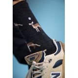 Alfredo Gonzales - AG-SK-HIKE-03i - Wandelsok - Anthraciet/Bruin/Grijs - Merinowol