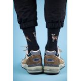 Alfredo Gonzales - AG-SK-HIKE-03i - Wandelsok - Anthraciet/Bruin/Grijs - Merinowol