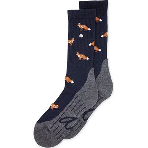 Alfredo Gonzales Wandelsokken Donkerblauw/Grijs