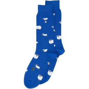 Alfredo Gonzales - Sokken - Blauw - Unisex - Dierenprint - Slijtvast Katoen