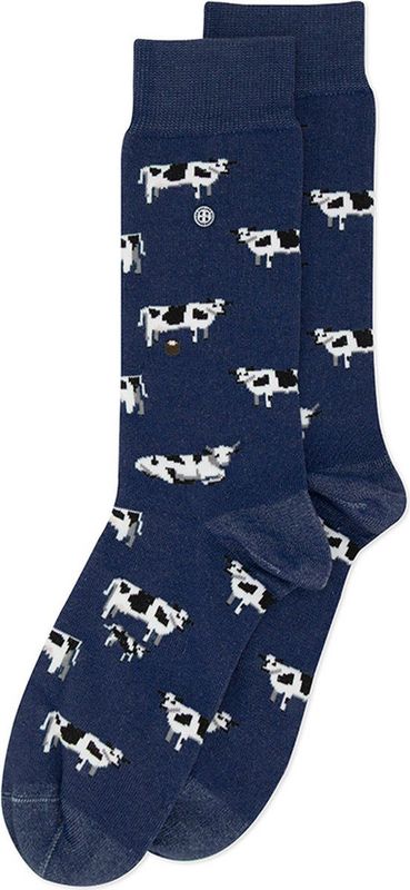 Alfredo Gonzales - Sportsokken - Blauw - Dierenprint - Unisex