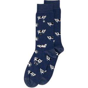 Alfredo Gonzales - Sportsokken - Blauw - Dierenprint - Unisex