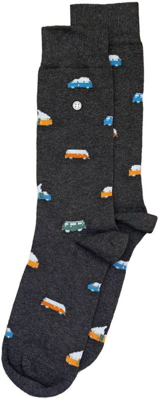 Alfredo Gonzales - Camper Van - Sokken - Antraciet - Katoenmix