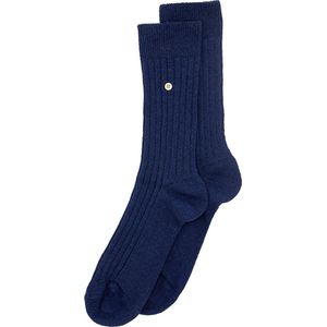 Alfredo Gonzales unisex merino sokken cosy rib blauw
