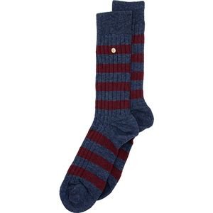 Alfredo Gonzales - Merino Cosy Rib Sok - Navy/Blauw - 70% Merinowol