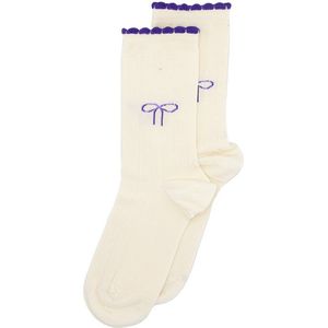 Alfredo Gonzales - Dames Sokken - Coquette Bow - Wit