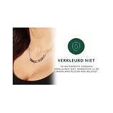 Laura Ferini Dames Ketting Romana Zilver - Zilverkleurige Ketting Met Schakel - 18K Wit Verguld - Halsketting - Collier- Sieraad - Accessoires - Dames Ketting Met Hanger