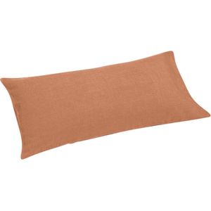 Yumeko Kussensloop Gewassen Linnen 40x80 Oranje - Eco, Bio & Fairtrade