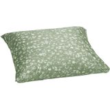 Yumeko kussensloop katoen satijn fields of olive 60x70 - Bio, eco & fairtrade - 1 stuk
