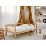 Yumeko dekbedovertrek katoen satijn warm wit/ochre moon + 1/ Bio, eco & fairtrade