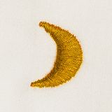 Yumeko dekbedovertrek katoen satijn warm wit/ochre moon + 1/ Bio, eco & fairtrade