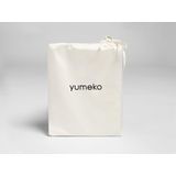 Yumeko dekbedovertrek katoen satijn warm wit/ochre moon + 1/ Bio, eco & fairtrade