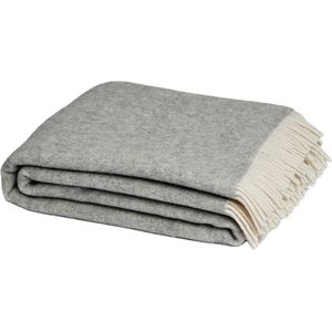 Yumeko deken merino wol grijs melange 150x210