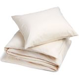 Yumeko overtrekset katoen TENCEL™ latte chambray 140x220 + 1/60x70 - Biologisch & ecologisch