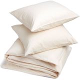 Yumeko overtrekset katoen TENCEL™ latte chambray 200x220 + 2/60x70 - Biologisch & ecologisch