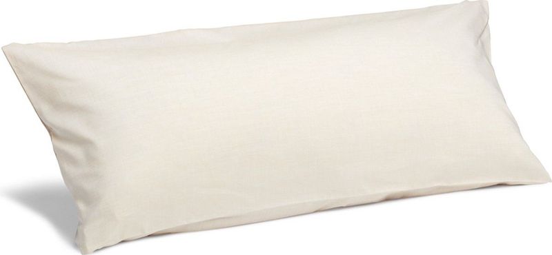 Yumeko kussensloop katoen TENCEL™ latte chambray 40x80 - Biologisch & ecologisch - 1 stuk