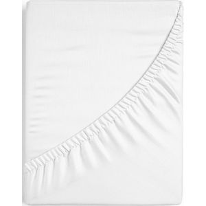 Elegance Splittopper Hoeslaken Perkal Katoen - artic ice