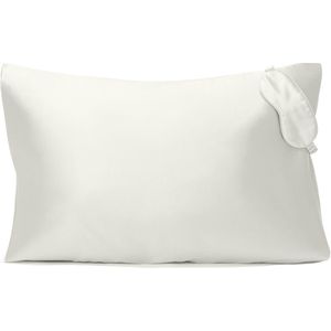 Dreamers Den 100% Moerbei Zijden Kussensloop Crème 60x70 cm