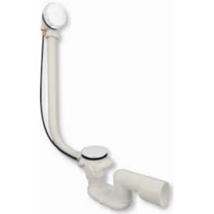 Badafvoer - Overloopcombinatie - Mat Wit - Luxe Universele Badafvoer