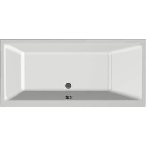 Xenz Aruba ligbad - 170x75cm - met overloop - zonder afvoer - Acryl Pergamon 6801-02