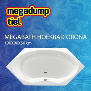 Xenz - Orona - Hoekbad - Wit - Acryl
