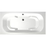 Xenz Tanga ligbad - 180x90cm - met overloop - zonder afvoer - Acryl Wit 6920-01