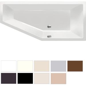 Xenz Society Compact badkuip rechts 170x75x44cm cement