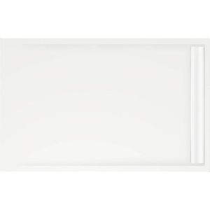 Douchebak rechthoek zelfdragend easy tray 140x90x5 cm wit glans