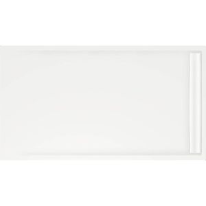 Douchebak rechthoek zelfdragend easy tray 150x90x5 cm wit glans