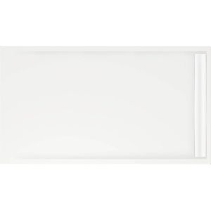 Douchebak rechthoek zelfdragend easy tray 160x90x5 cm wit glans