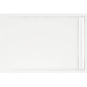 Douchebak rechthoek zelfdragend easy tray 120x100x5 cm wit glans