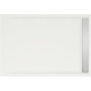 Douchebak rechthoek zelfdragend easy tray 120x100x5 cm mat wit