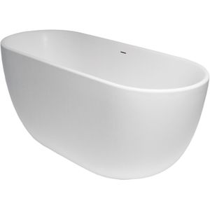 Vrijstaand bad xenz humberto 170x72x63 cm solid surface wit